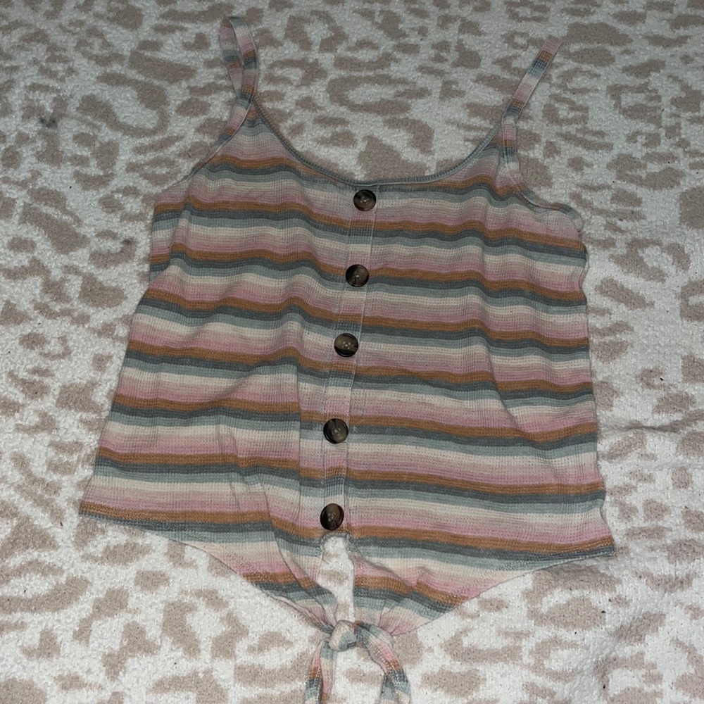 striped tank top